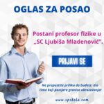 konkurs za posao - profesor fizike